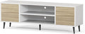 YESHOMY Modern TV Stand for 65" Television, Entertainment Center by YESHOMY