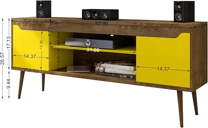 Manhattan Comfort Bradley Mid Century Modern TV Stand - Image 4