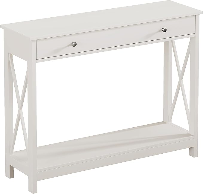 Treocho White Console Table - Image 8