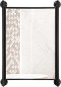 Industrial Pipe Mirror for Bathroom, Rectangle Iron Wall Mirrors for Living by OLDRAINBOW
