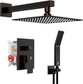 SR SUN RISE Oil Rubbed Bronze Shower System 12 Inches Brass Bathroom Luxury by SRSUNRISE