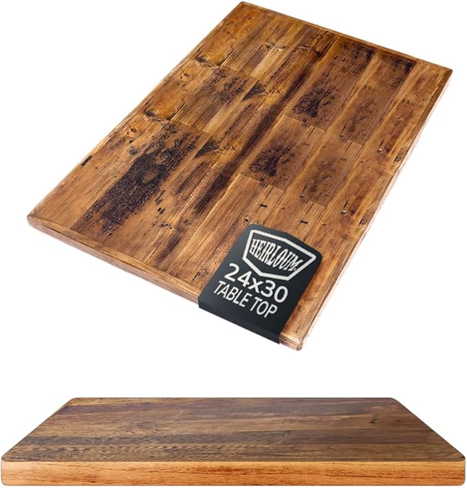 Reclaimed Wood Table Top by Heirloum