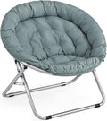 MoNiBloom Round Folding Saucer Chair by Monibloom