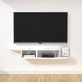 GHC Floating TV Stand, Wall Mounted Entertainment Center and Cabinet Shelf by GHC