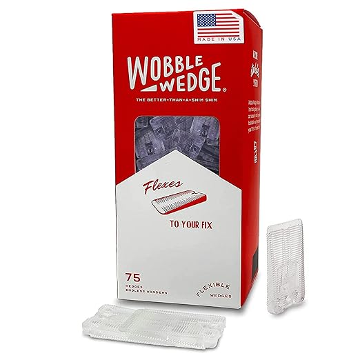 WOBBLE WEDGES Flexible Plastic Shims by WOBBLEWEDGE