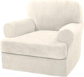 H.VERSAILTEX Sofa Cover 2 Piece T Cushion Armchair Slipcovers Thick Velvet by HVERSAILTEX