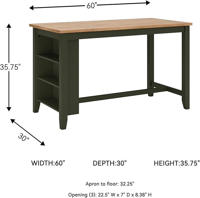 Signature Design by Ashley Gesthaven Modern Counter Height Dining Table - Image 3