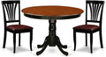 East West Furniture HLAV3-BCH-LC 3 Piece Dinette Set by EastWestFurniture