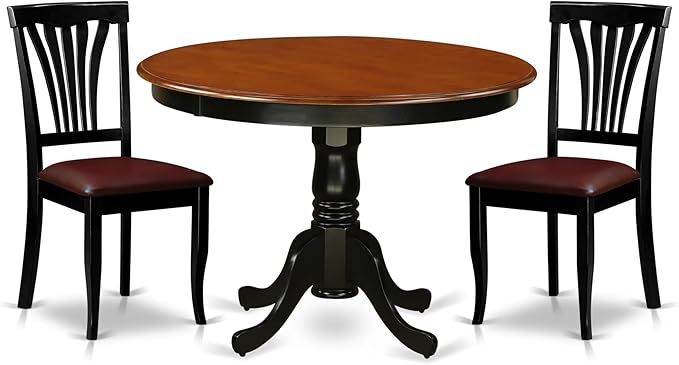 East West Furniture HLAV3-BCH-LC 3 Piece Dinette Set by EastWestFurniture