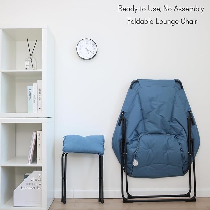 Hexagon Foldable Living Room Chair, Saucer Chair - Image 6