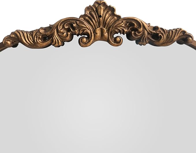 WAMIRRO Oval Mirror, Antique Brass Mirrors - Image 8