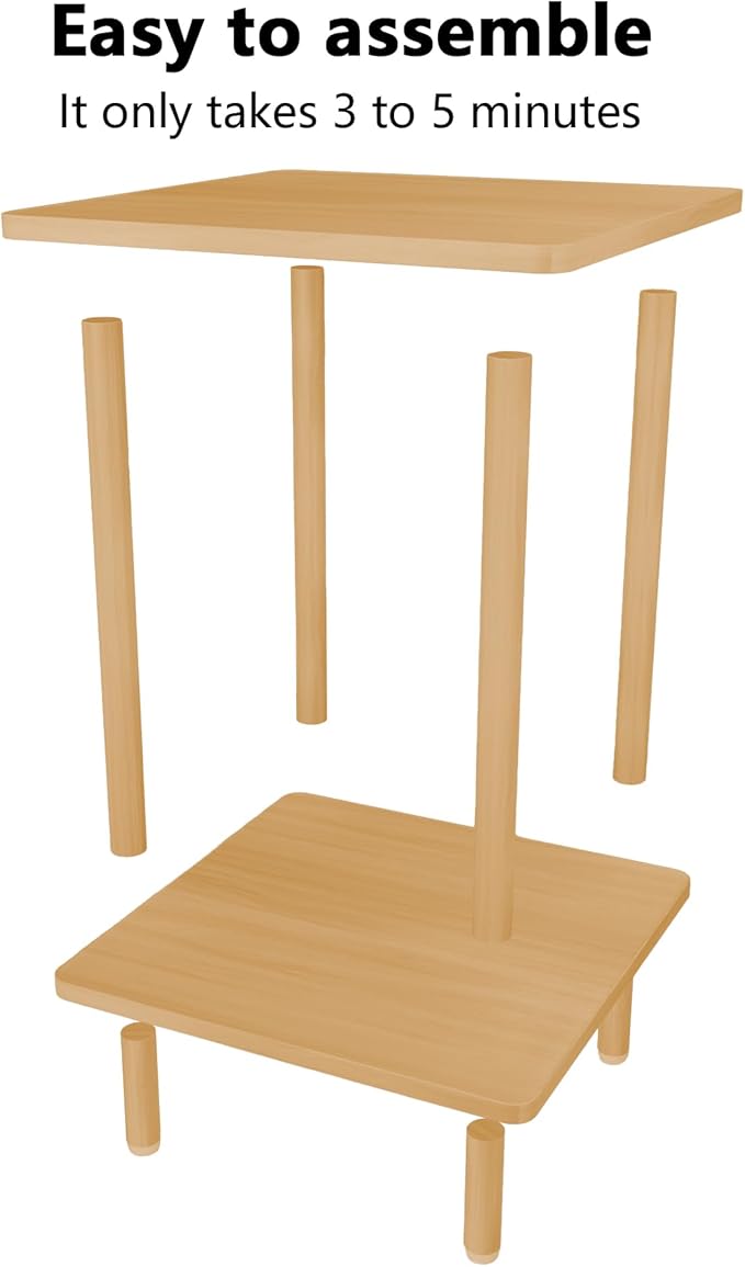 2-Tier End Table, Minimalist Modern - Image 9