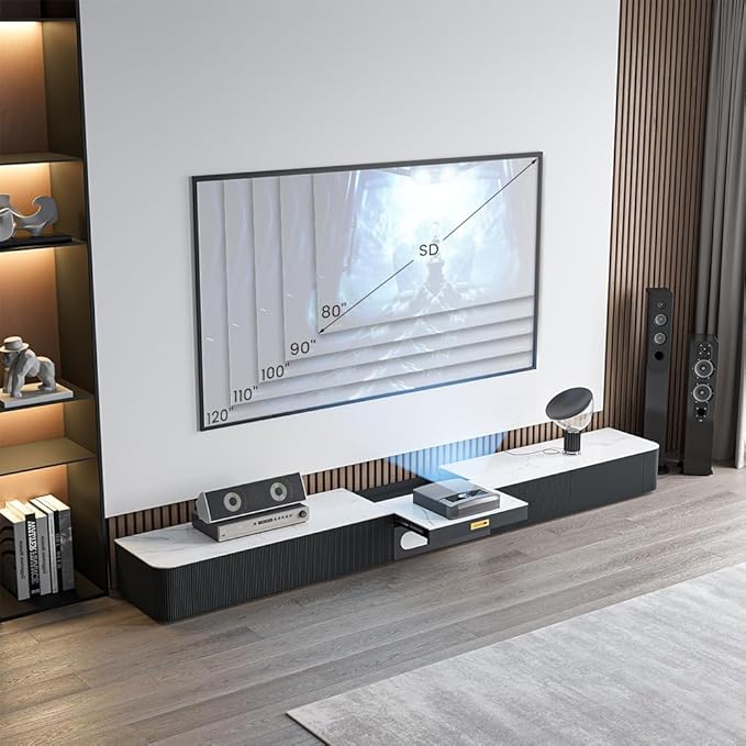 POVISON Fully-Assembled Modern TV Stand - Image 3