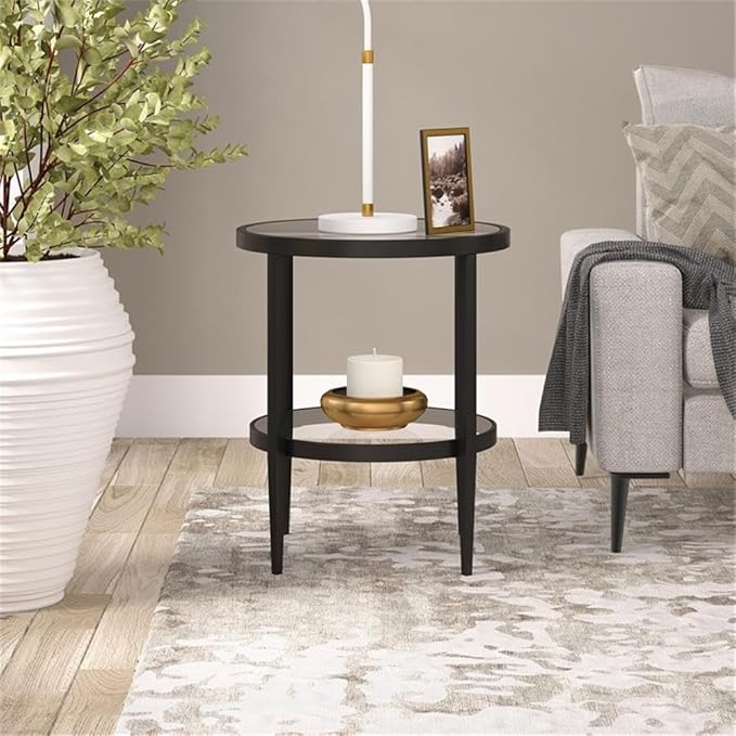 Henn&Hart 20" Wide Round Side Table - Image 6