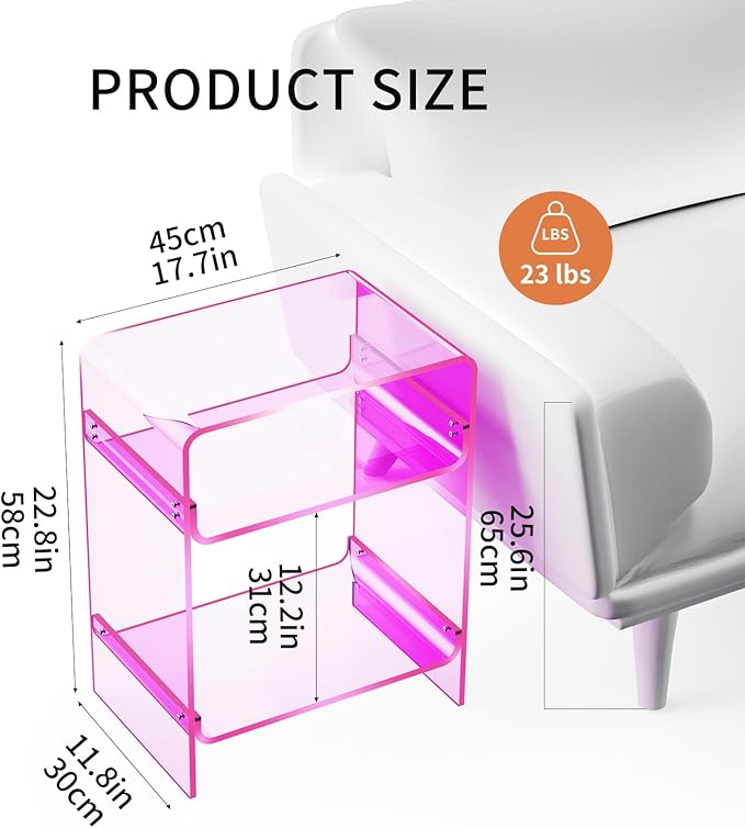 Acrylic Record Player Table - Image 3