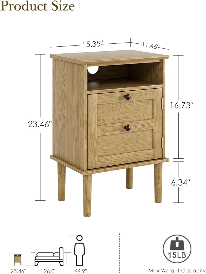 Nightstand, Boho Night Stand - Image 2
