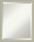Amanti Art Silver Bathroom Mirror by AmantiArt