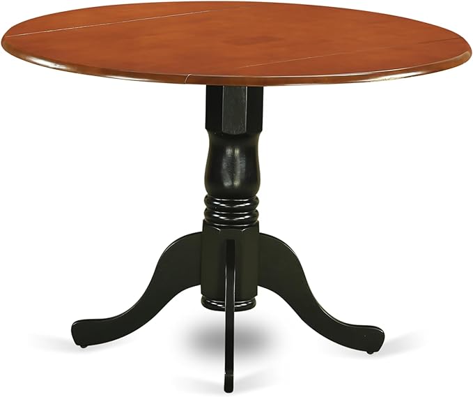 East West Furniture DLAV3-BCH-LC 3 Piece Modern Dining Table Set Contains a - Image 4