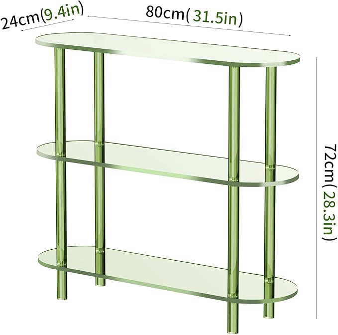 Clear Bookshelf, Acrylic Bookcase - Image 3