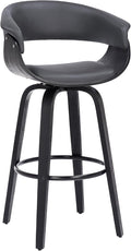Armen Living Julyssa Mid Century Modern Swivel Bar Stool by ArmenLiving