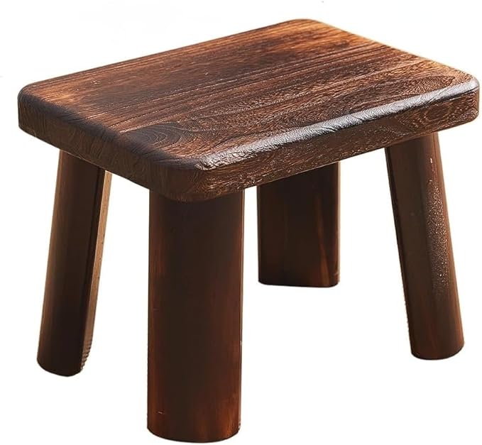 Wooden Stool, Rectangular Bedside Step Stool, Step Ladder by Unknown