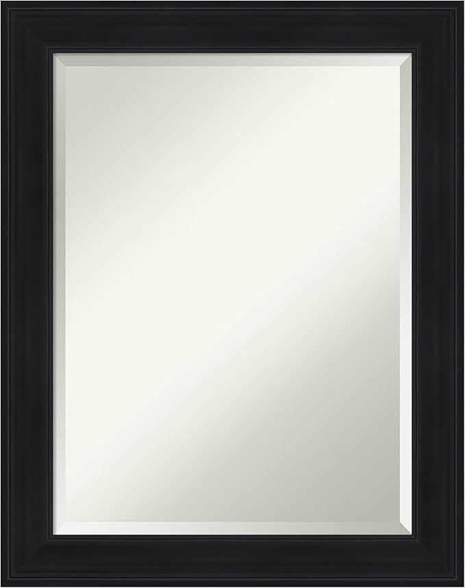 Amanti Art Black Bathroom Mirror by AmantiArt