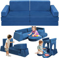 Modular Kids Play Couch Convertible Building Fort Sofa and Cushion 10Pcs Child by Frxeyaliz