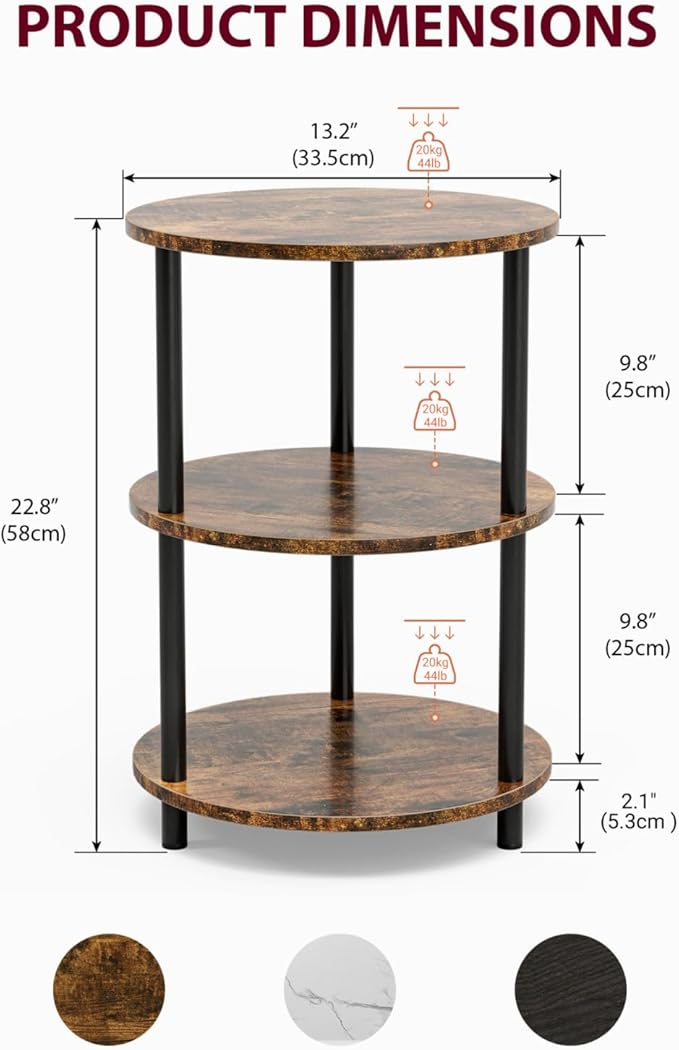 Small Round End Table - Image 3