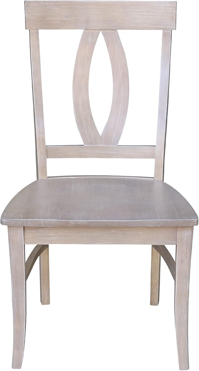 International Concepts Cosmo Chair, Washed Gray Taupe - Image 3