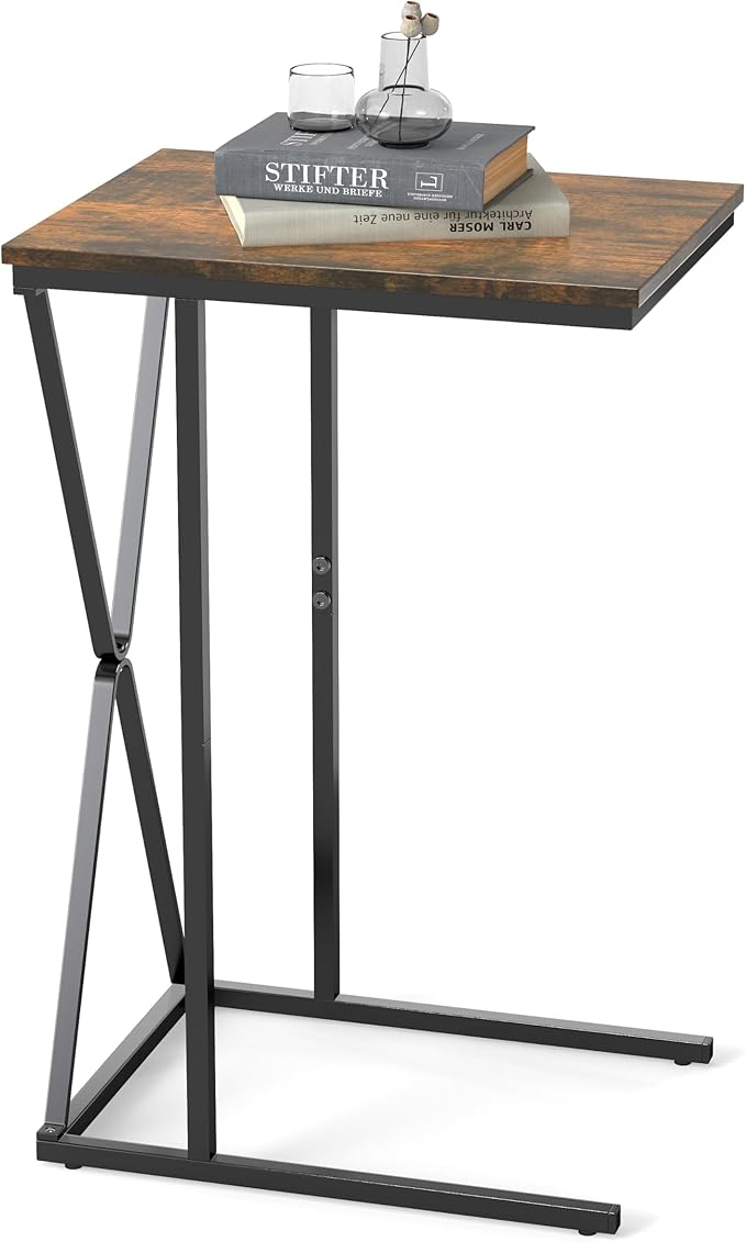 Manora TV Dinner Tray Table, C Shaped End Table by manora
