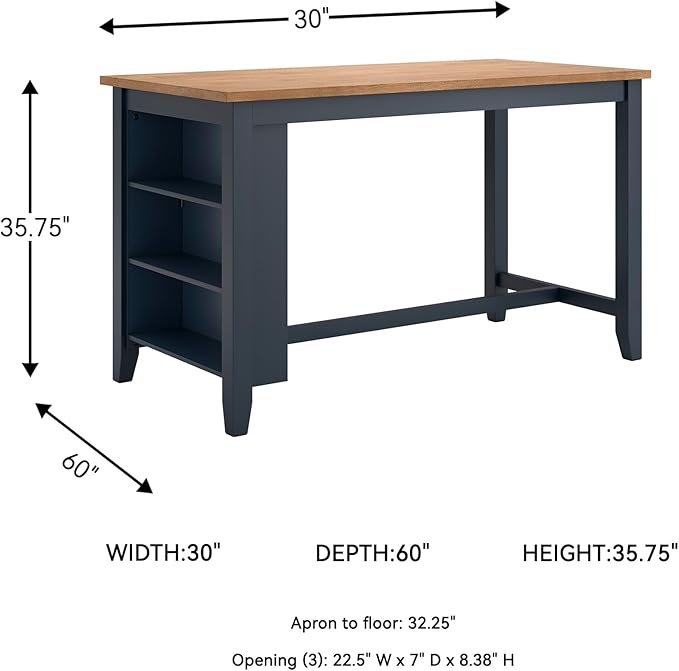 Signature Design by Ashley Gesthaven Modern Counter Height Dining Table - Image 3