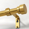 Modern Gold Curtain Rods for Windows 72 to 144 Inches Adjustable Length Heavy by Unknown