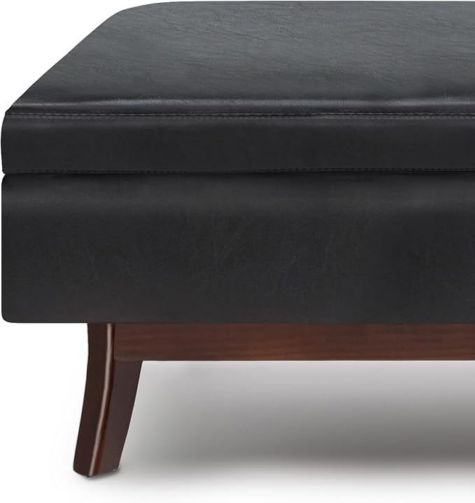 SIMPLIHOME Owen 48 inch Wide Mid Century Modern Rectangle Rectangular Storage - Image 10