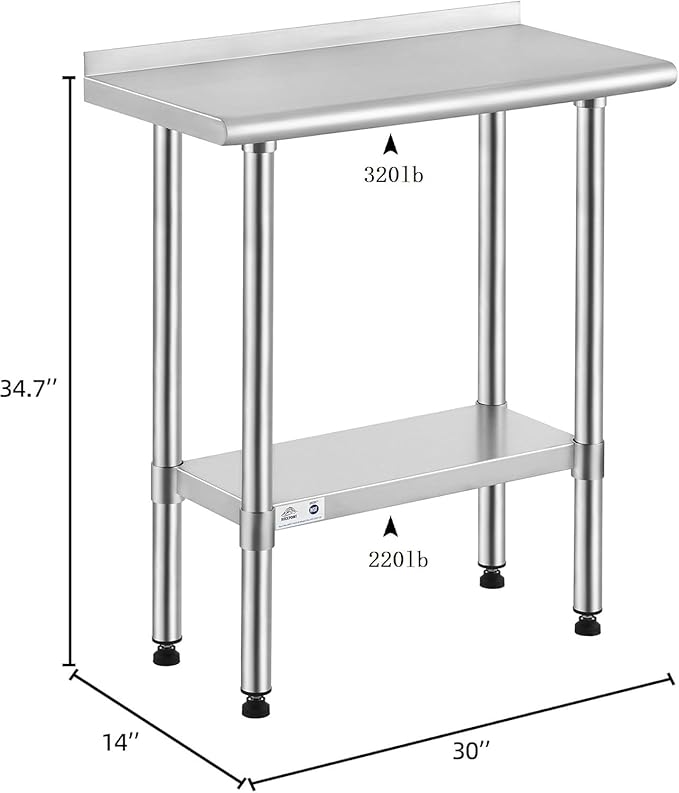 ROCKPOINT Stainless Steel Table - Image 2