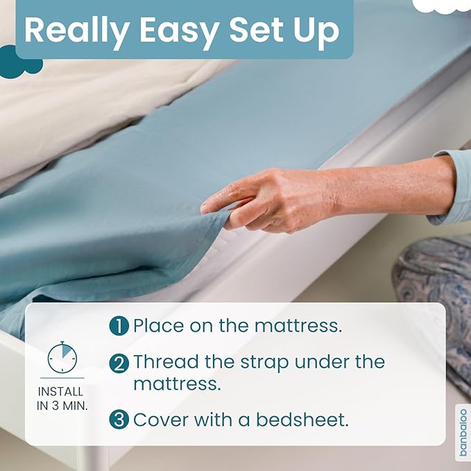 BANBALOO | Bed Bumper for Toddlers 53" | Bed Rails for Queen, Full-Size Bed | - Image 5