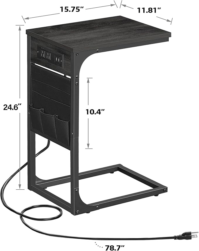 TUTOTAK C Shaped End Table - Image 3