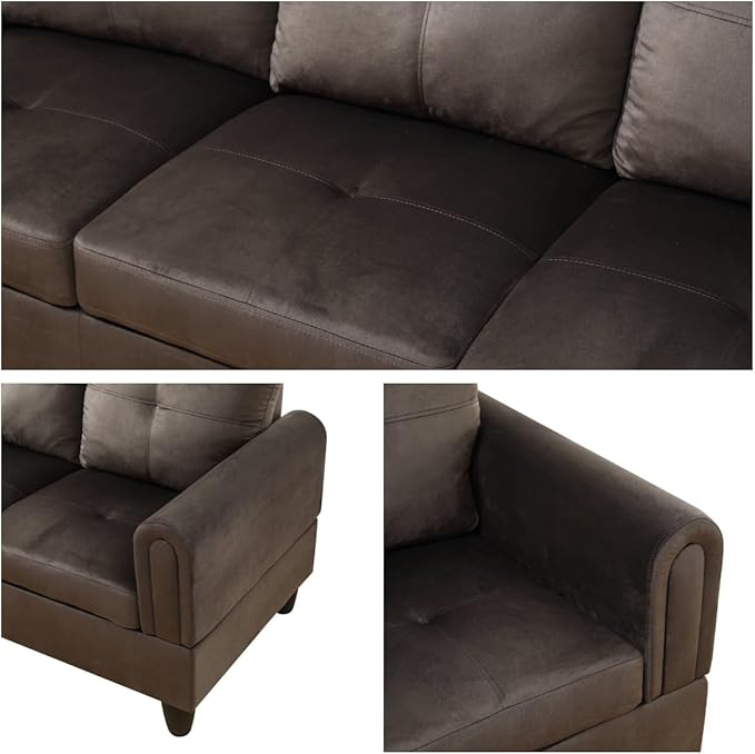 Convertible Sectional Couch, Large L Shaped Couch - Image 6