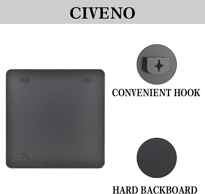 Black Bathroom Mirrors for Wall, Rounded Corner Metal Frame Wall Mirror - Image 8