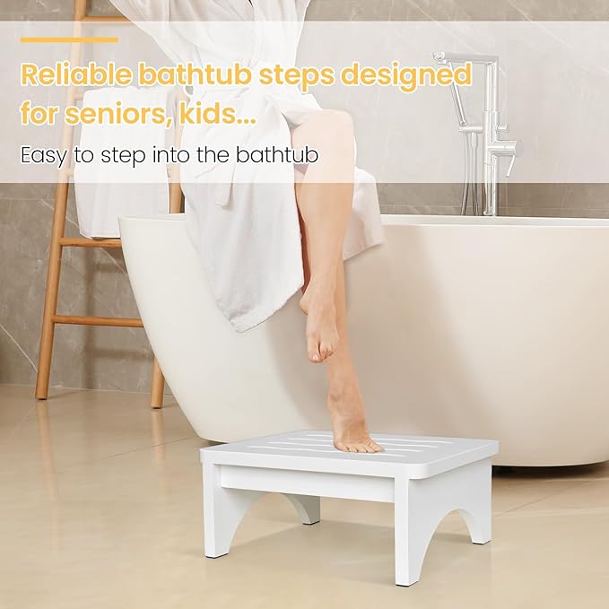 Wooden Step Stool for Adults, One Step Stool - Image 6