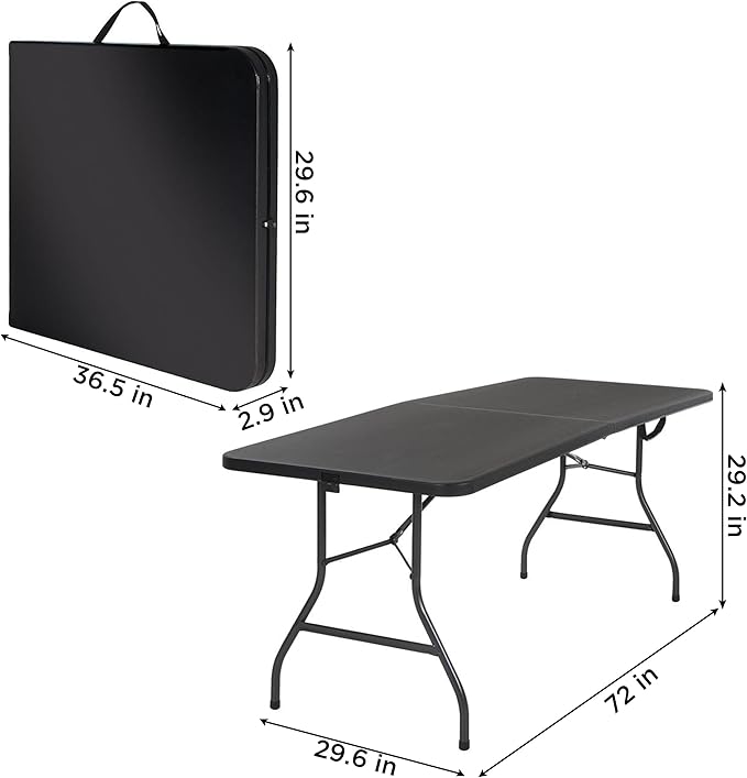 COSCO Molded Folding Banquet Table w/Handle - Image 8