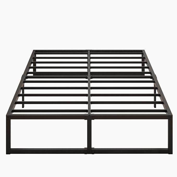 16 Inch Bed Frame Queen Size Heavy Duty Steel Slat Support Metal Platform Queen - Image 7