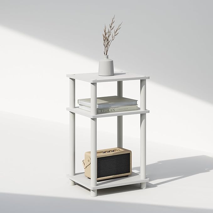 Furinno Just 3-Tier Turn-N-Tube End Table - Image 3