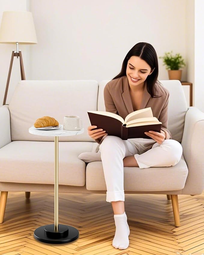 Round Side Table, Small Drink Table - Image 3