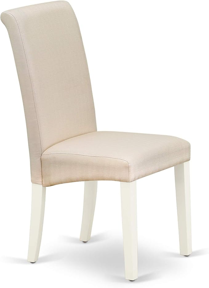 East West Furniture LGBA5-LWH-01 5 Piece Dinette Set Includes a Rectangle - Image 8
