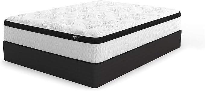 Signature Design by Ashley Queen Size Chime 12 Inch Medium Firm Hybrid Mattress - Image 9