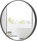 HOMECOOKIN Round Wood Mirror, Living Room by HOMECOOKIN