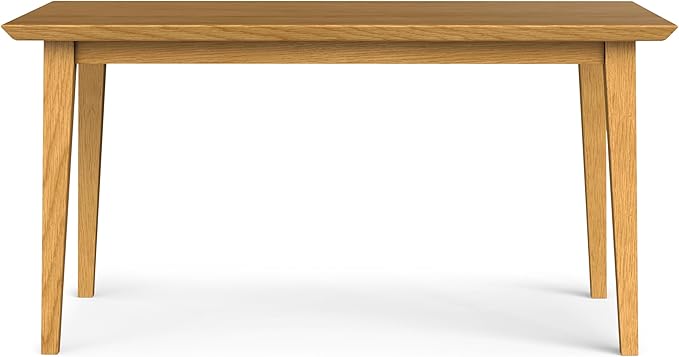 SIMPLIHOME Colby Dining Table, Solid Wood Oak Veneer in Oak, 60 x 36 inches - Image 5