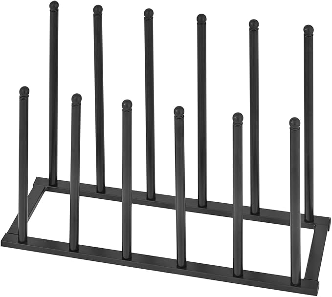 MyGift Modern Black Metal Boot Rack - Image 6