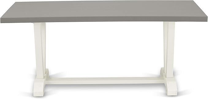 East West Furniture V097EL207-7 7 Piece Dining Table Set Consist of a Rectangle - Image 5