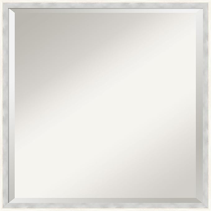 Amanti Art White Bathroom Mirror by AmantiArt